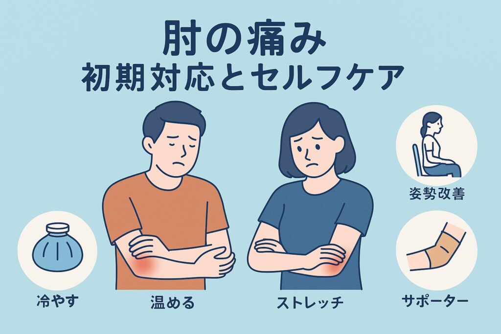 まずできるセルフケアと応急処置(押すと痛い時の対策)