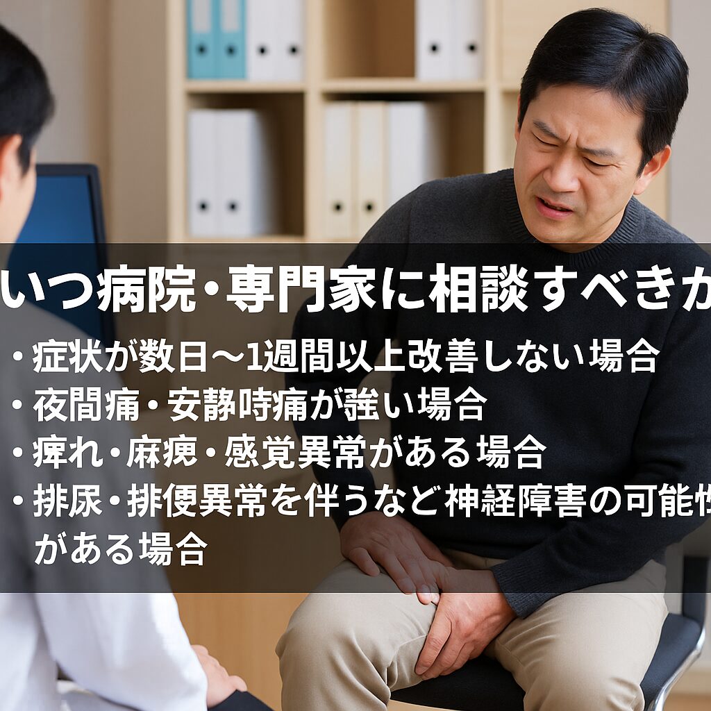 いつ病院・専門家に相談すべきか