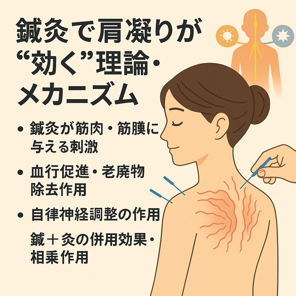 鍼灸で肩凝りが“効く”理論・メカニズム