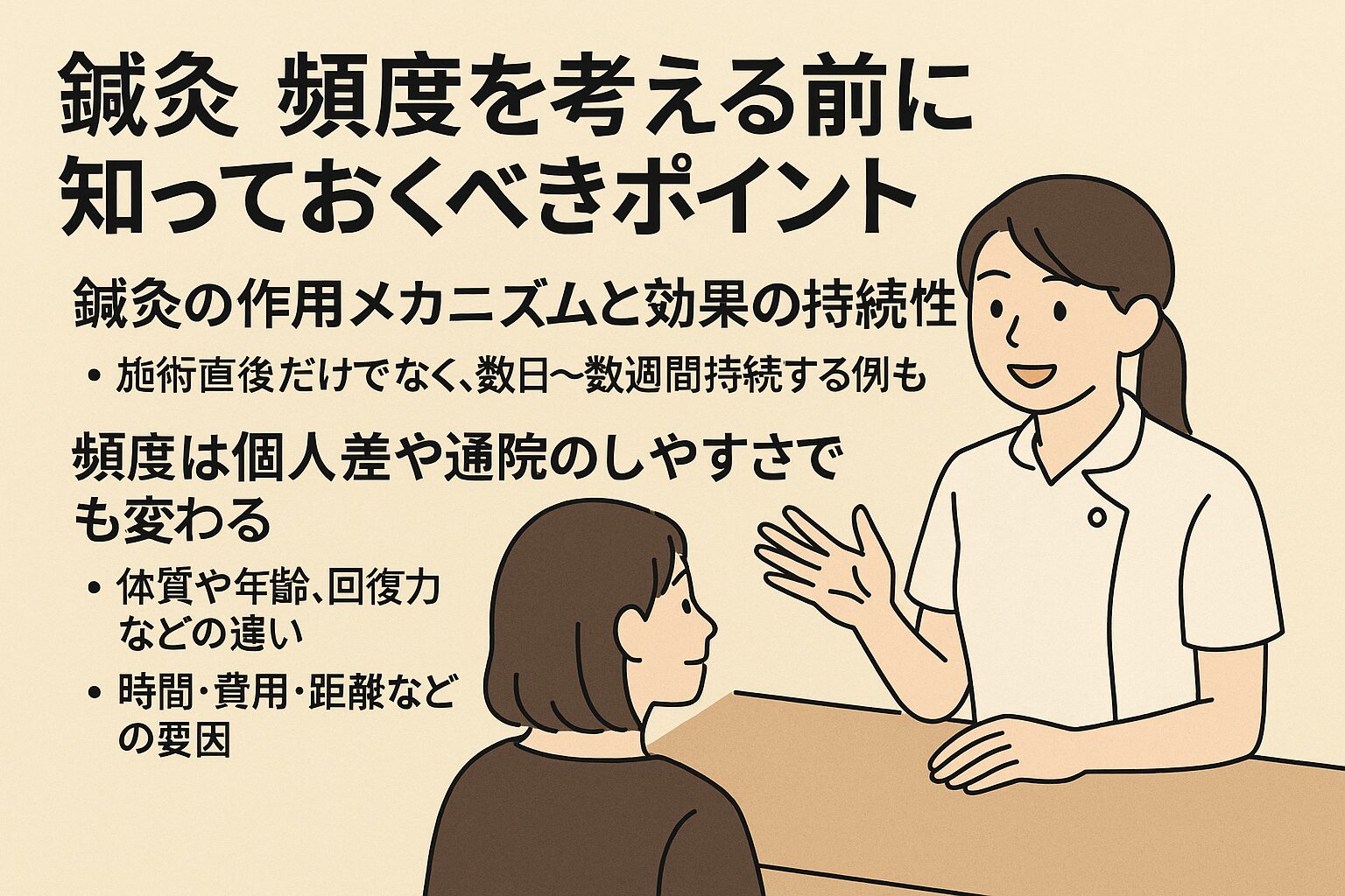 鍼灸 頻度を考える前に知っておくべきポイント
