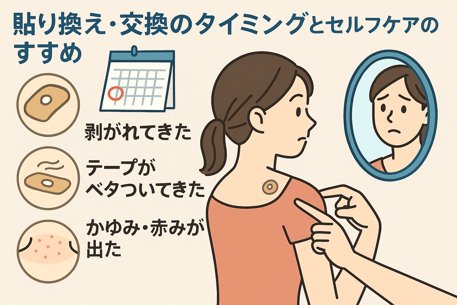 貼り換え・交換のタイミングとセルフケアのすすめ