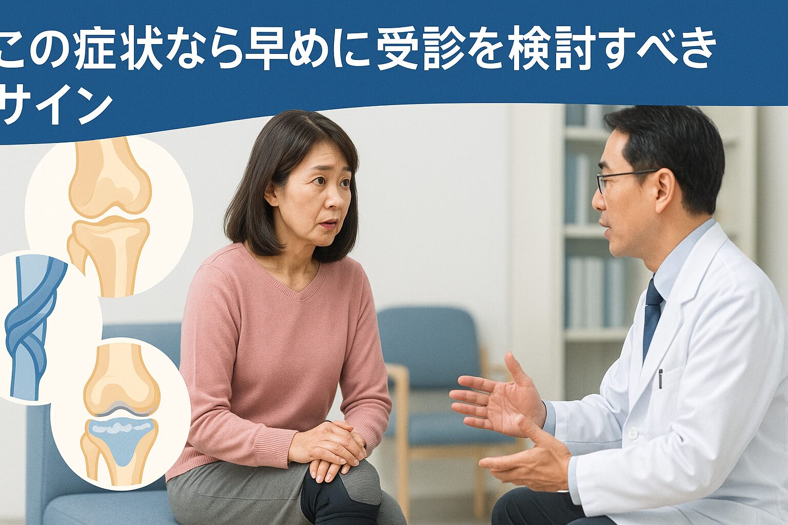 この症状なら早めに受診を検討すべきサイン