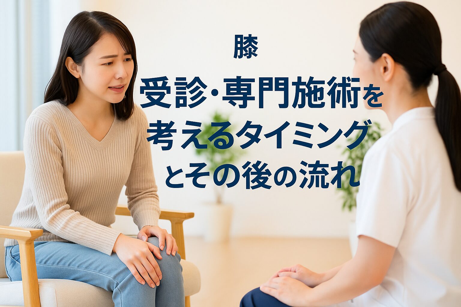 受診・専門施術を考えるタイミングとその後の流れ