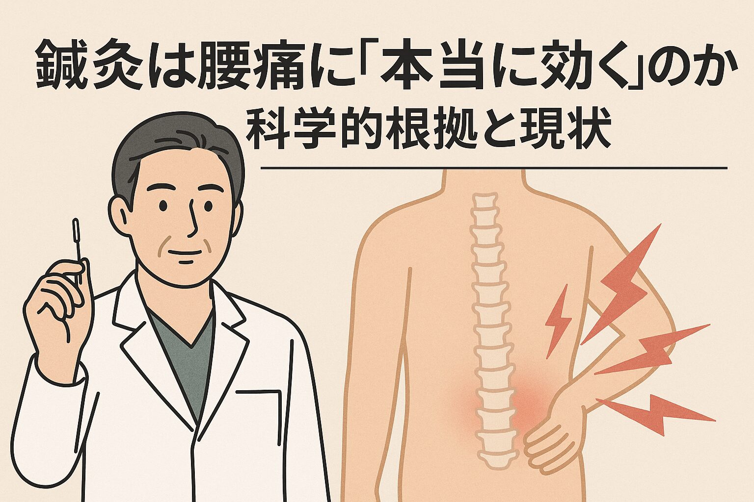 鍼灸は腰痛に「本当に効く」のか？ —— 科学的根拠と現状