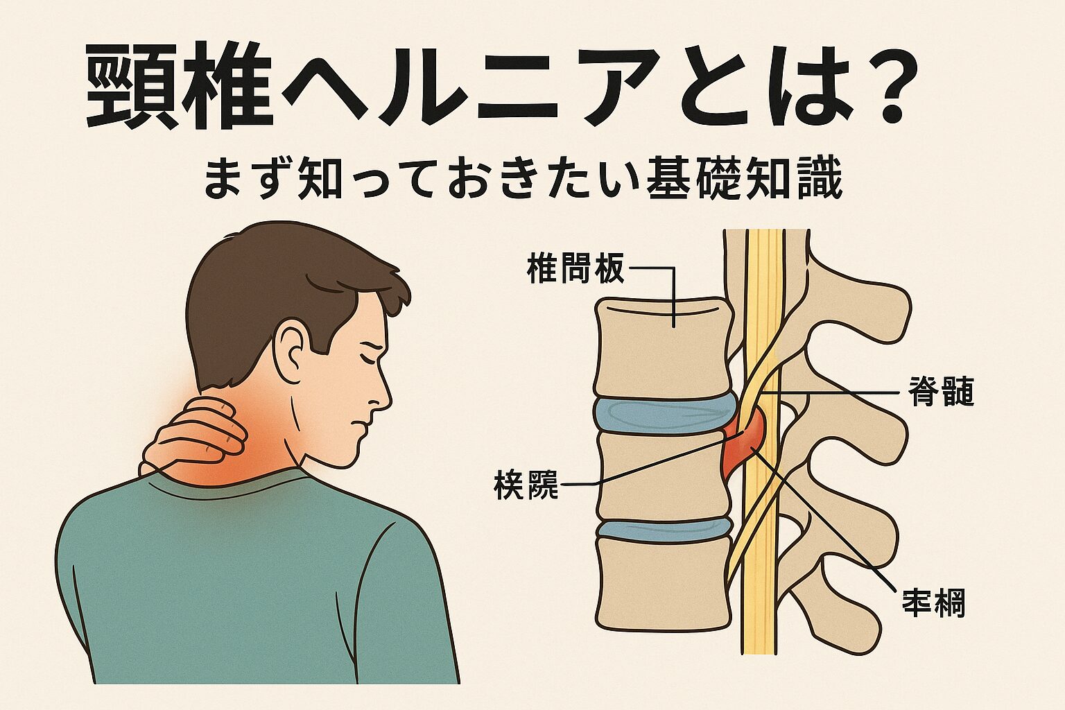 頚椎ヘルニアとは？まず知っておきたい基礎知識