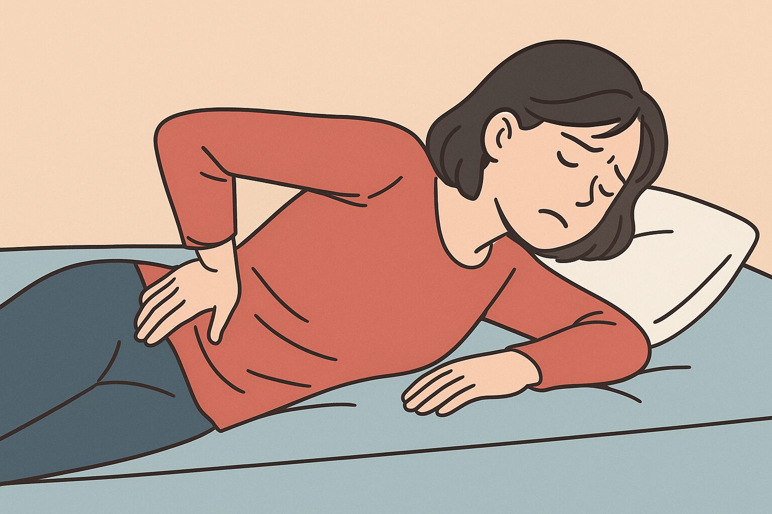 なぜ「朝起きたら背中が痛い／寝ているときに背中が張る」のか？