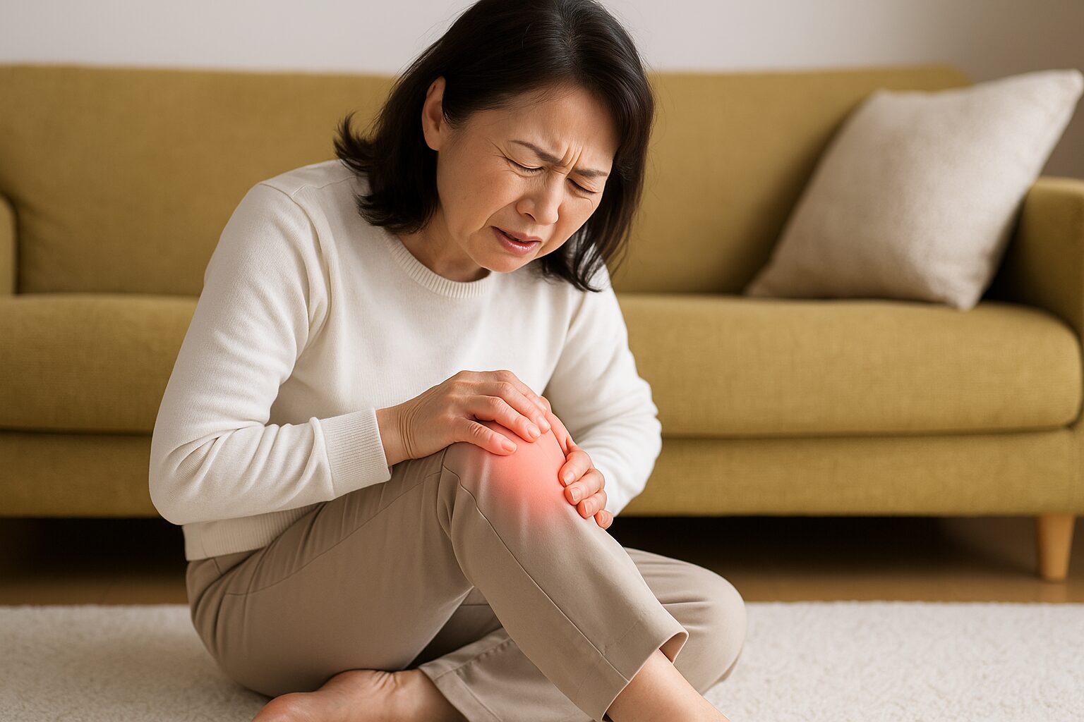 膝をついたとき「痛い」ってどういう状態？