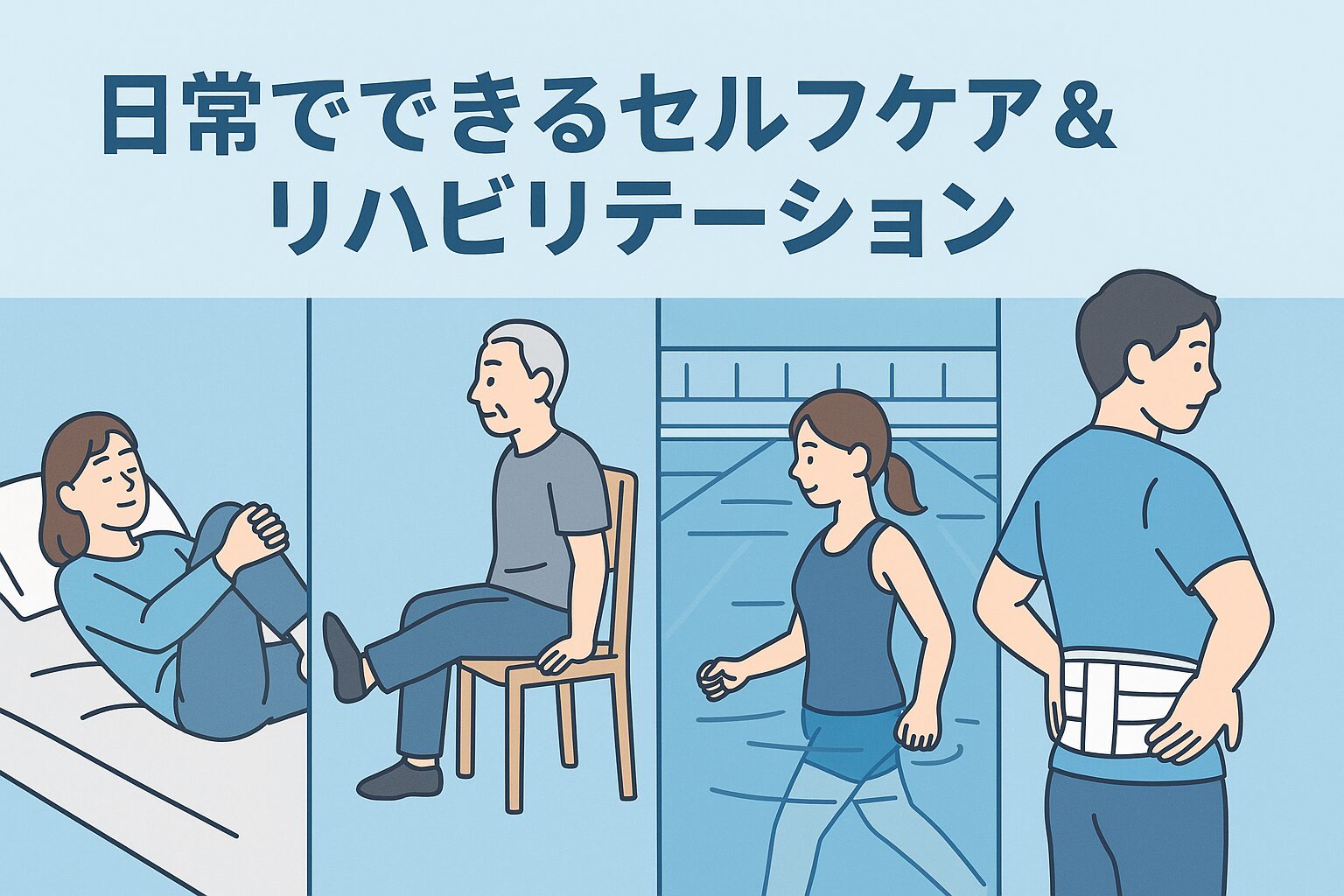 日常でできるセルフケア&リハビリテーション