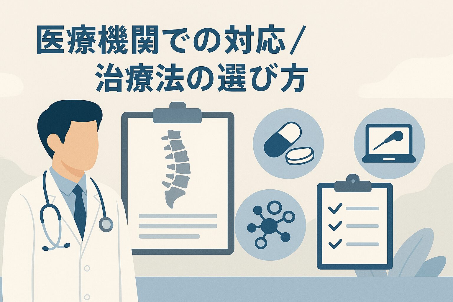 医療機関での対応/治療法の選び方
