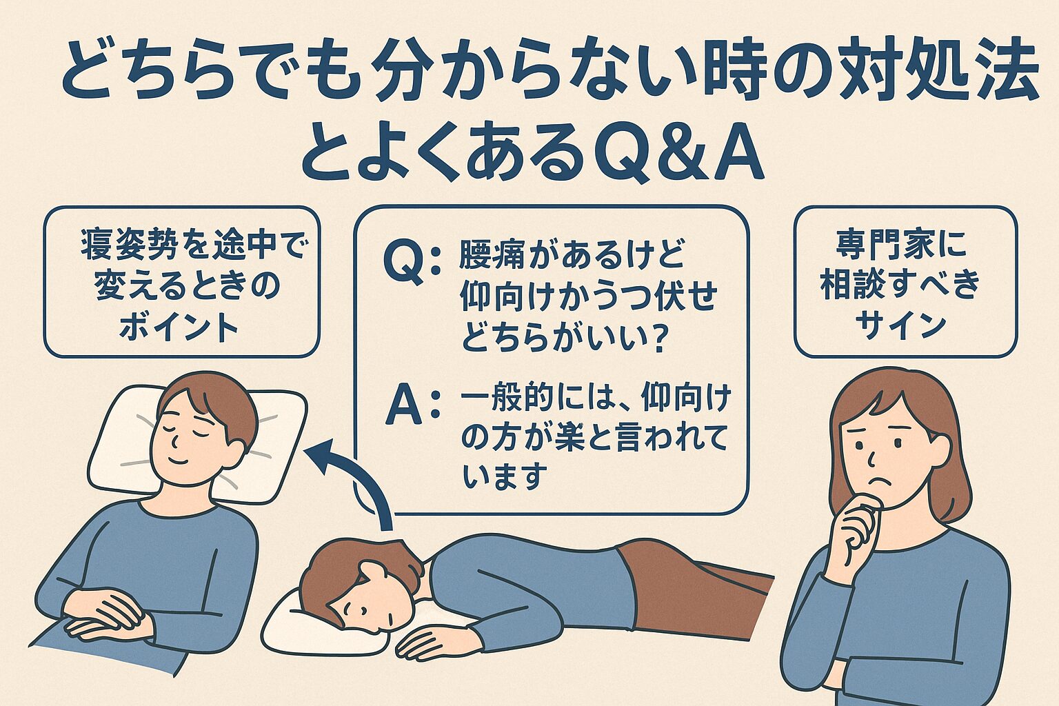 「どちらでも分からない」時の対処法とよくあるQ&A