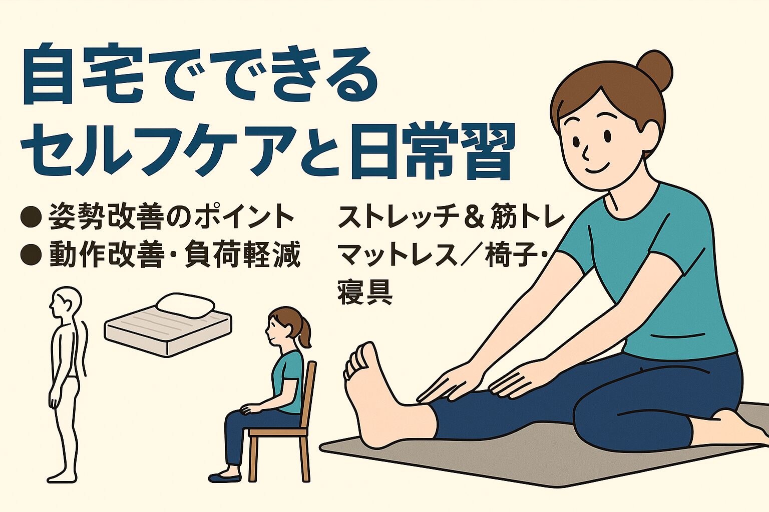 自宅でできるセルフケアと日常習慣