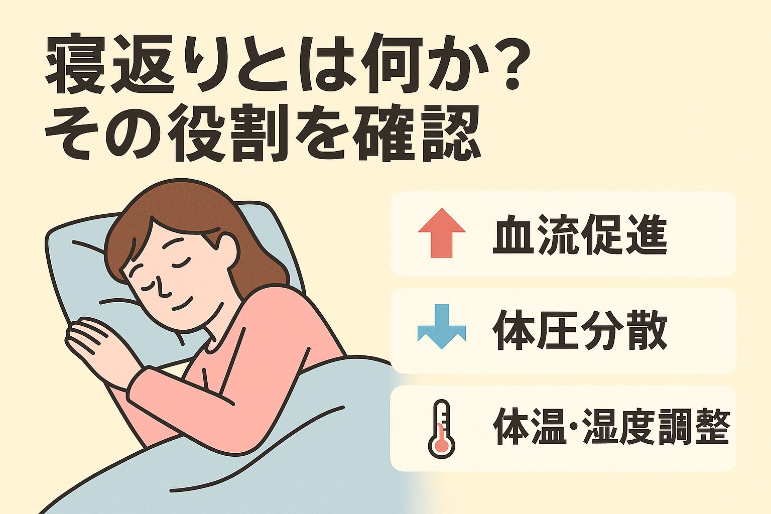 寝返りとは何か?その役割を確認