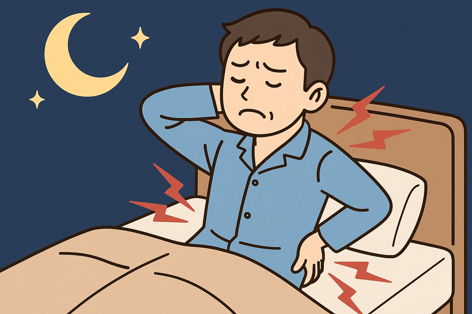 寝返りしない・できないとどうなる?身体への影響