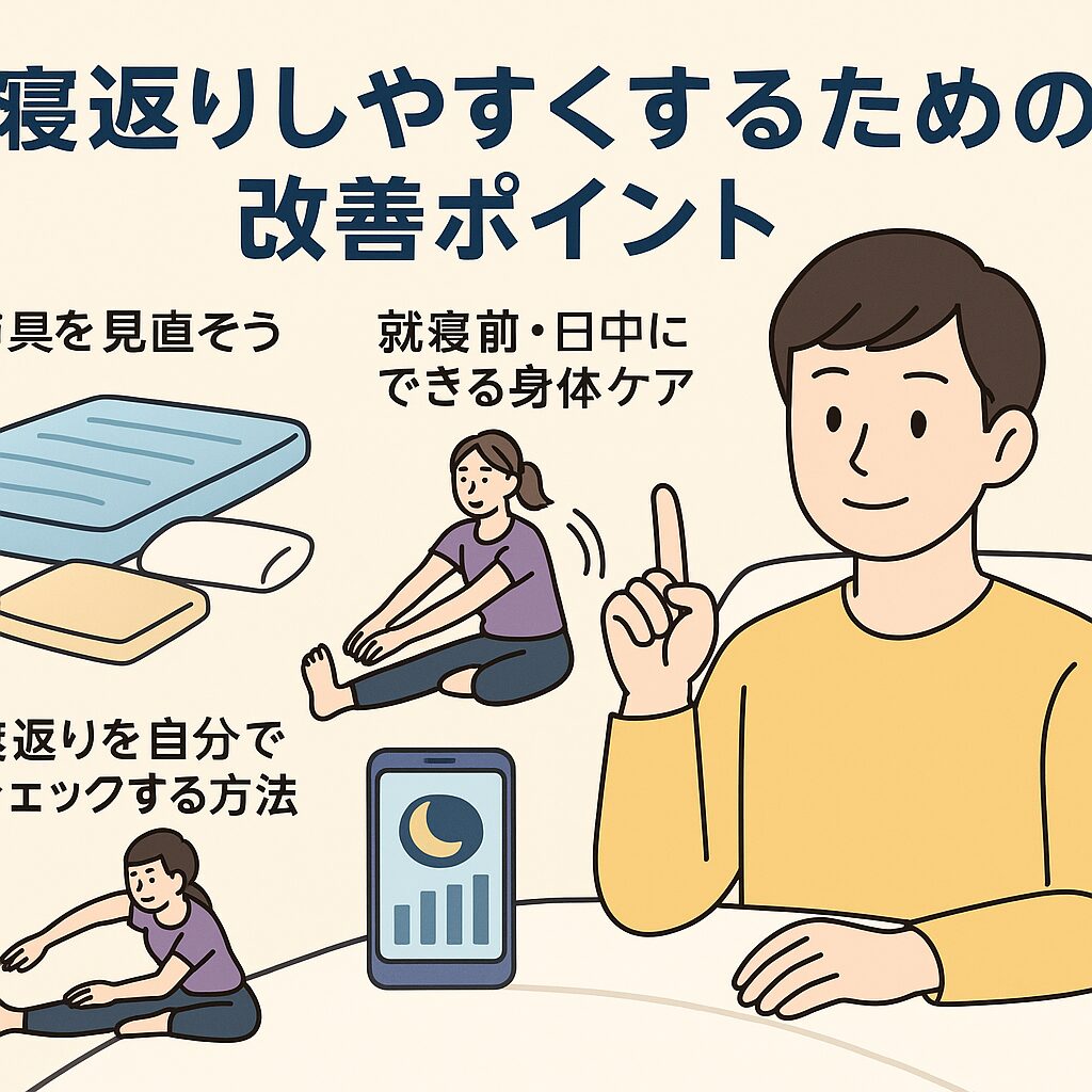寝返りしやすくするための改善ポイント
