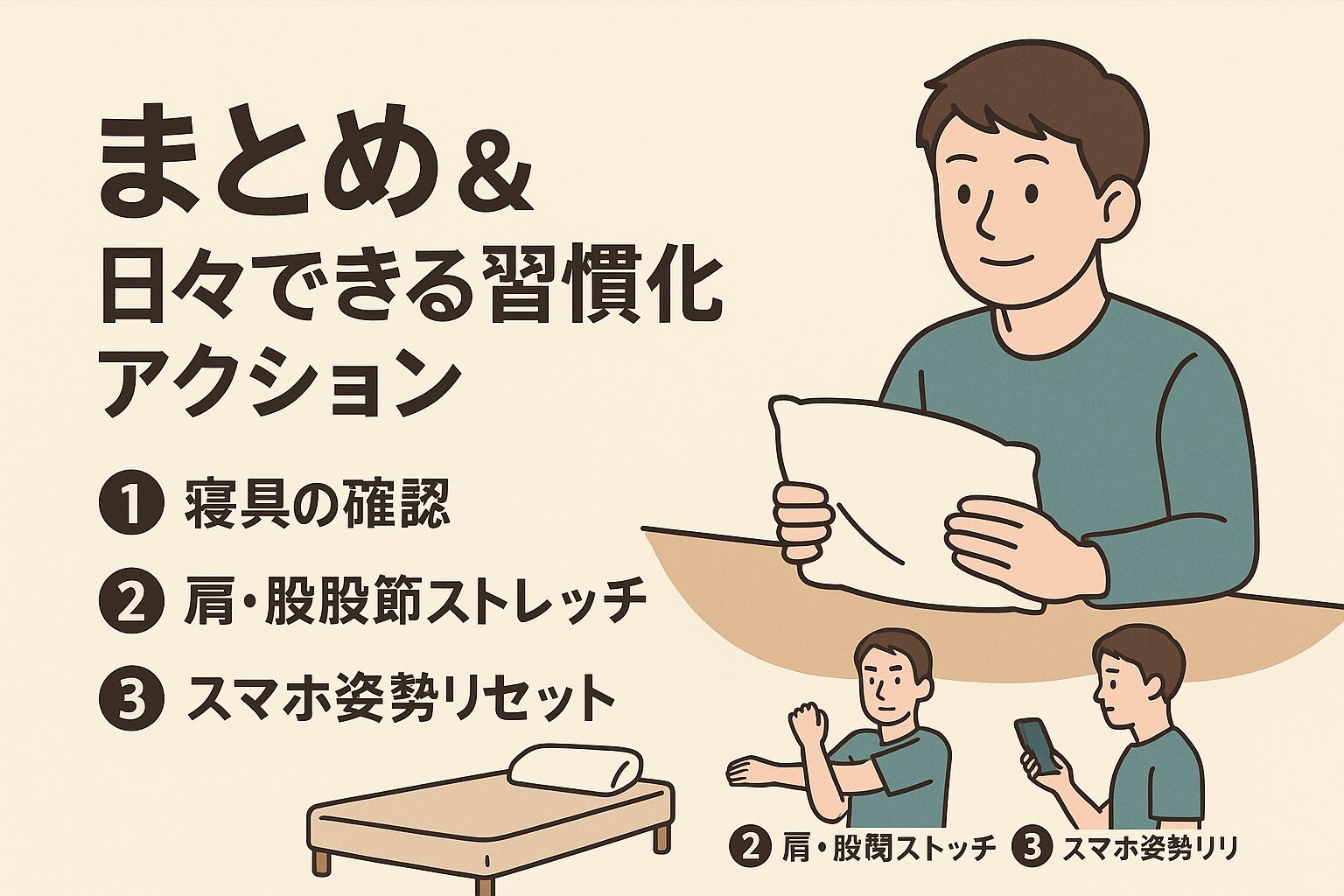 まとめ&日々できる習慣化アクション