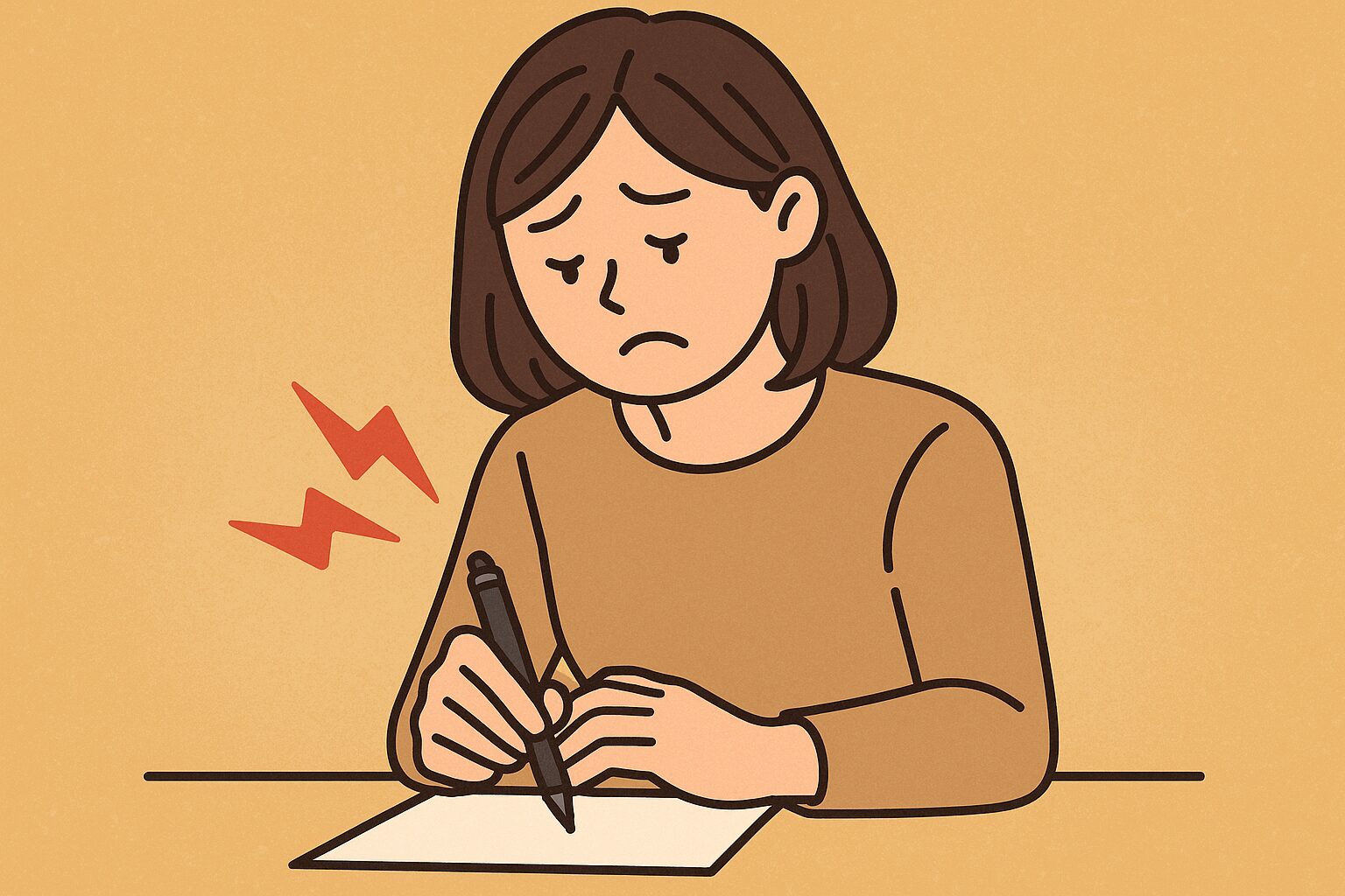 なぜ「文字の書きすぎ」で腱鞘炎になるのか?