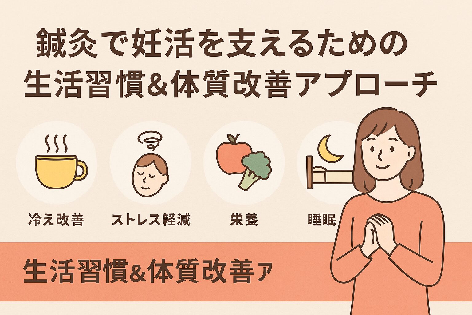 鍼灸で妊活を支えるための生活習慣＆体質改善アプローチ