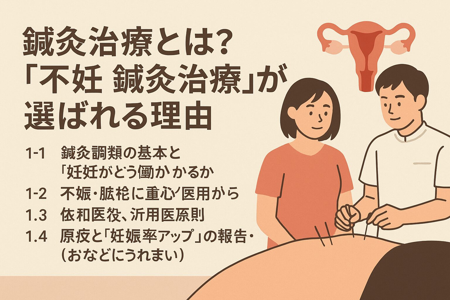 鍼灸治療とは？「不妊 鍼灸治療」が選ばれる理由