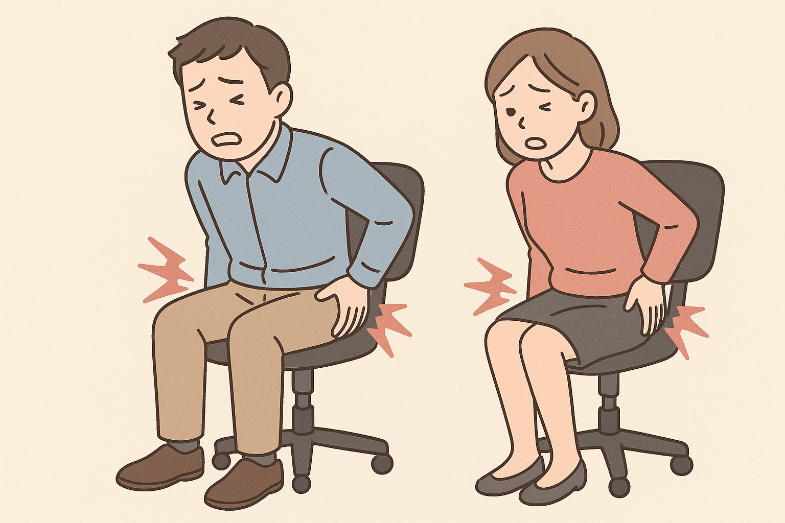 座るとおしりの骨が痛いのはなぜ?— まず疑われやすい主な原因まとめ