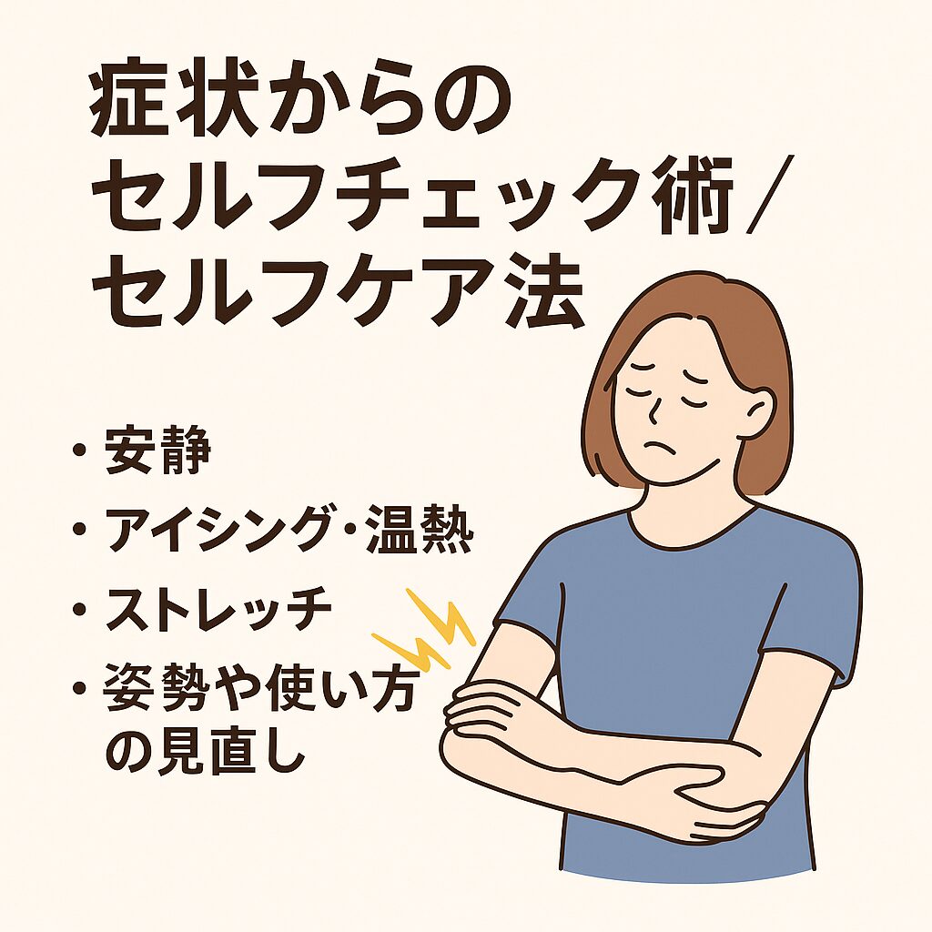 症状からのセルフチェック術／セルフケア法