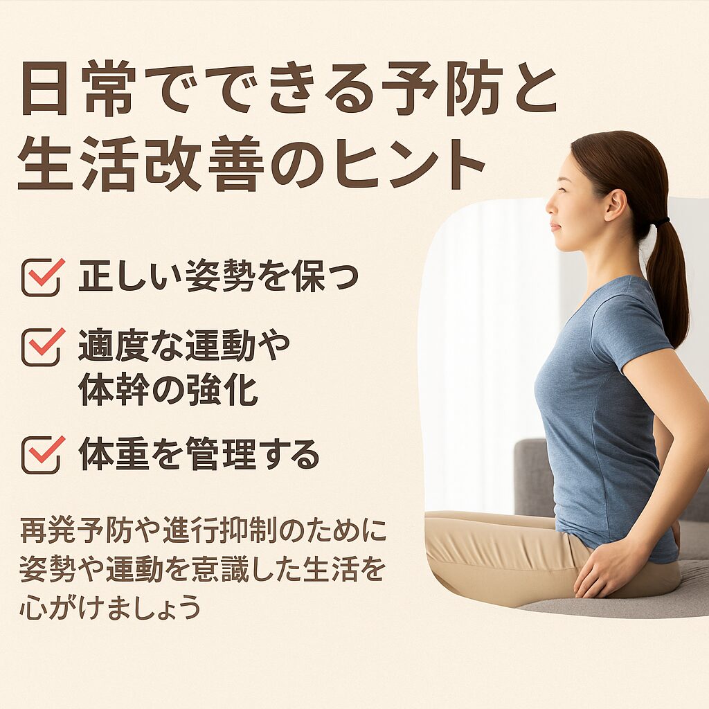 日常でできる予防と生活改善のヒント