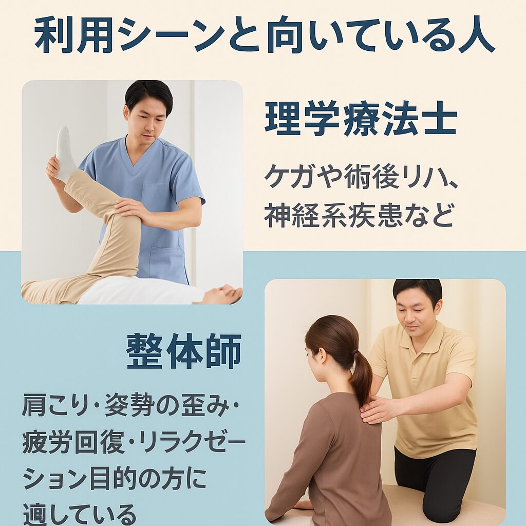 利用シーンと向いている人