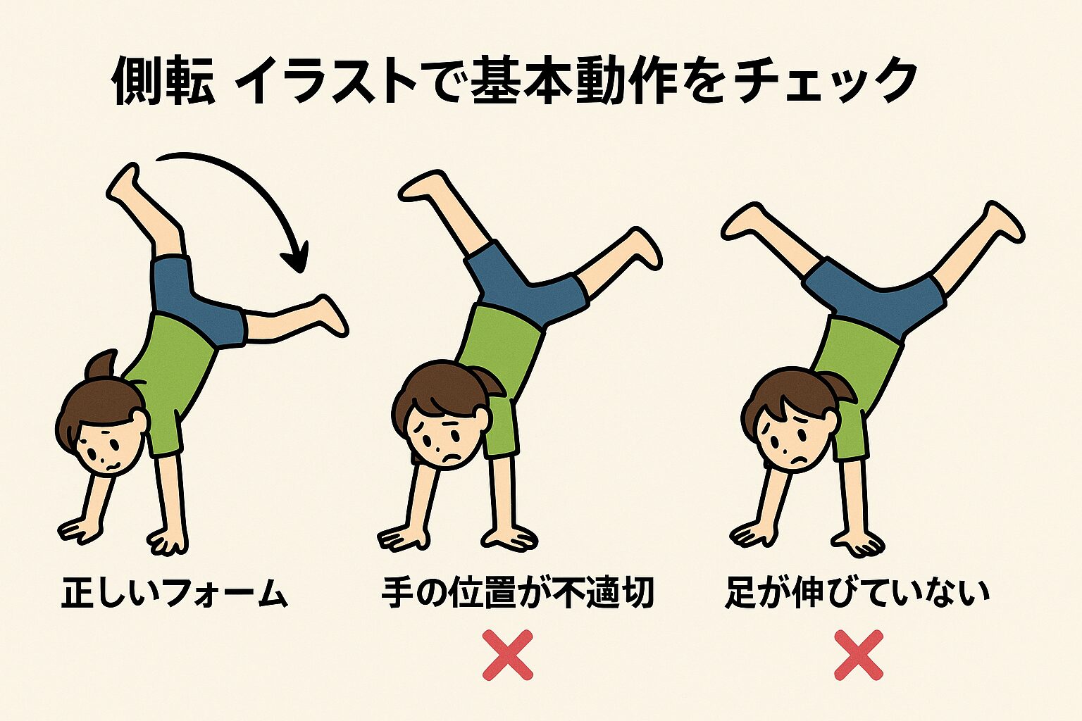 イラストで覚えるケガ予防と安全ポイント