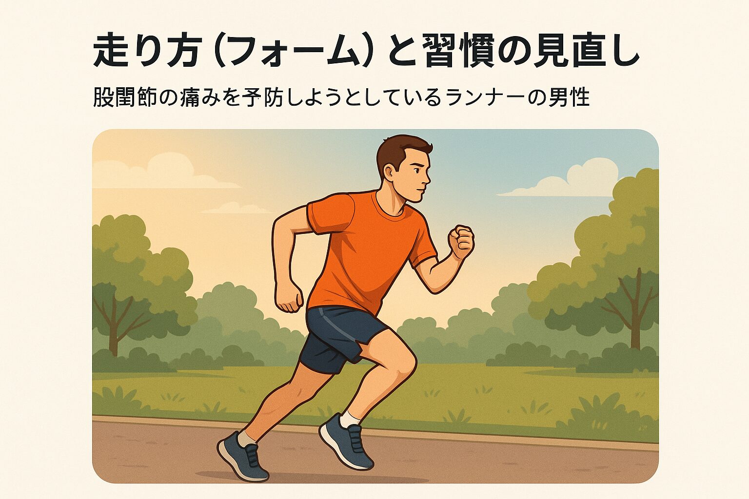走り方(フォーム)と習慣の見直し