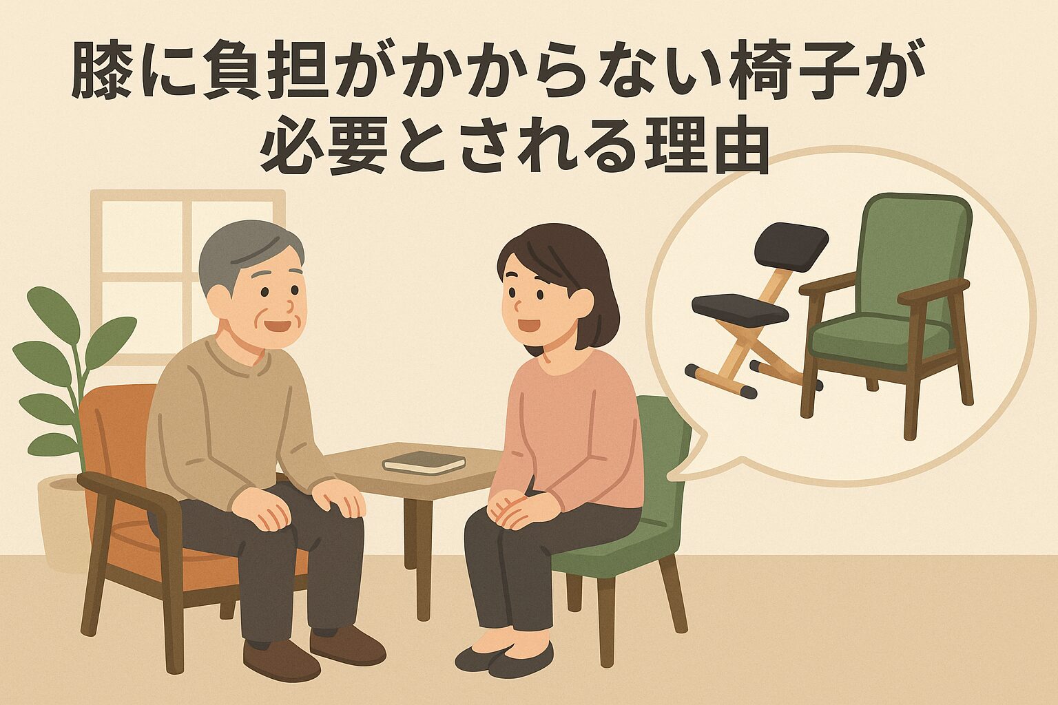 膝に負担がかからない椅子が必要とされる理由