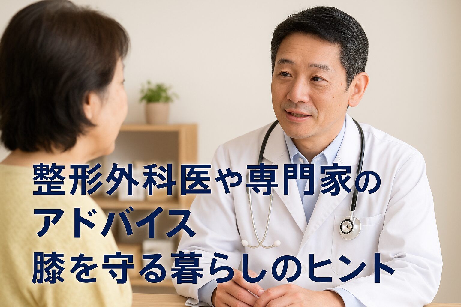 整形外科医や専門家のアドバイス｜膝を守る暮らしのヒント