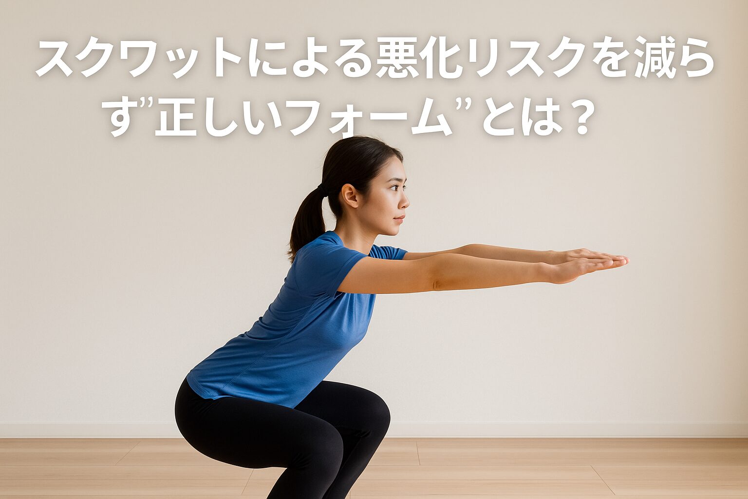 スクワットによる悪化リスクを減らす“正しいフォーム”とは？