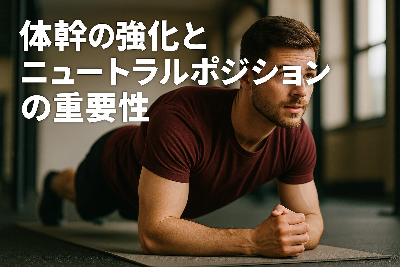 体幹の強化とニュートラルポジションの重要性