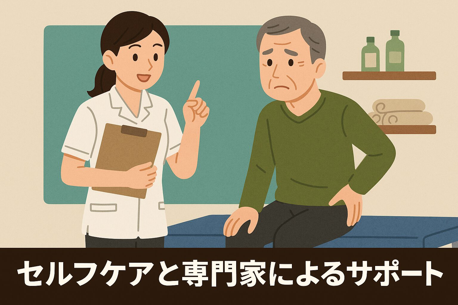 セルフケアと専門家によるサポート
