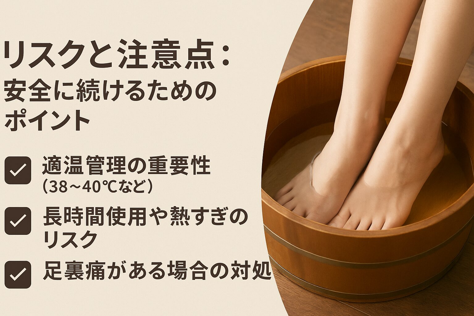 リスクと注意点：安全に続けるためのポイント