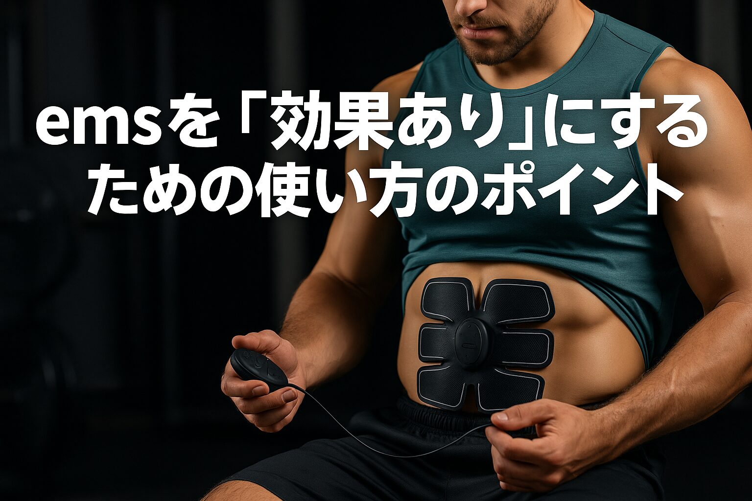 emsを“効果あり”にするための使い方のポイント