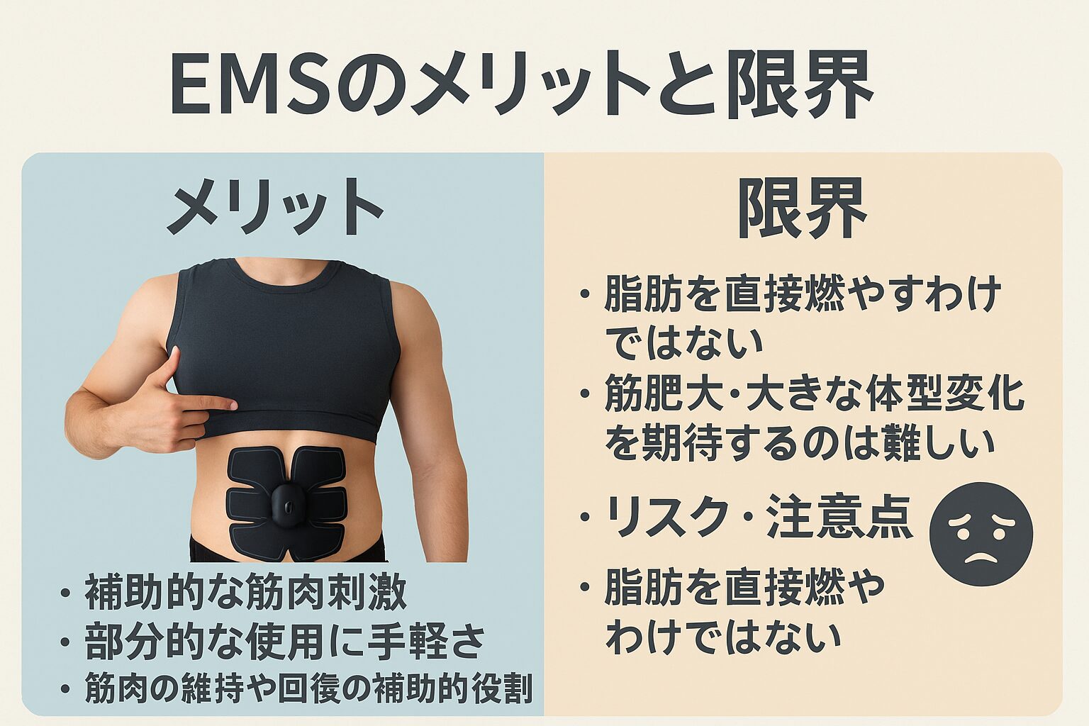 emsのメリットと限界（できること・できないこと）