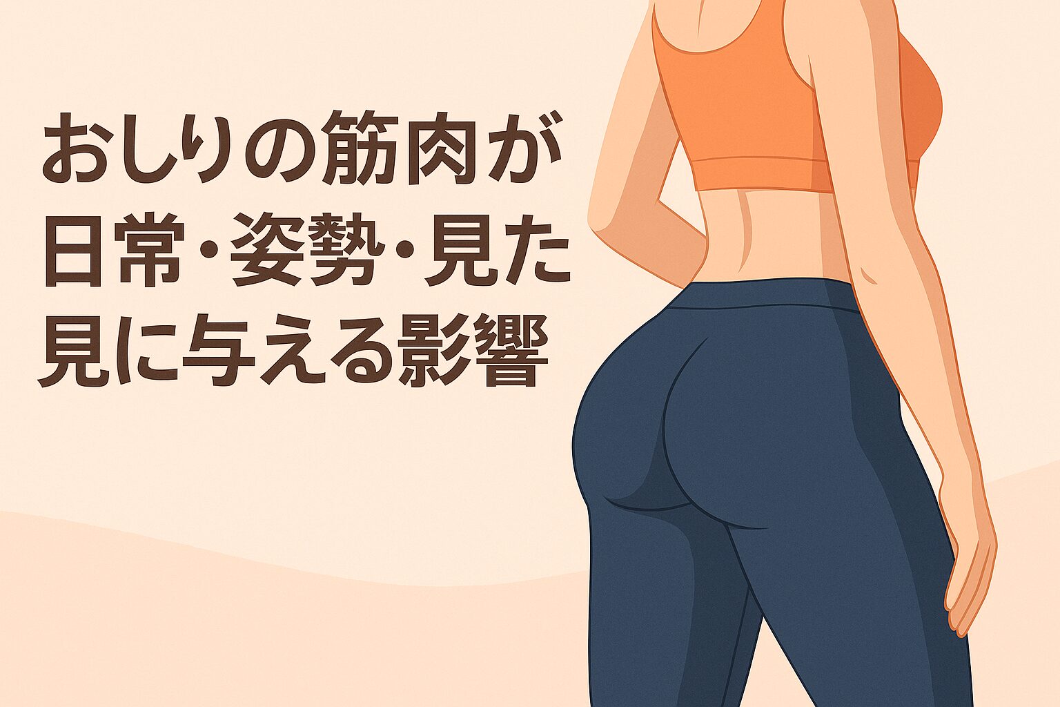 おしりの筋肉が日常・姿勢・見た目に与える影響