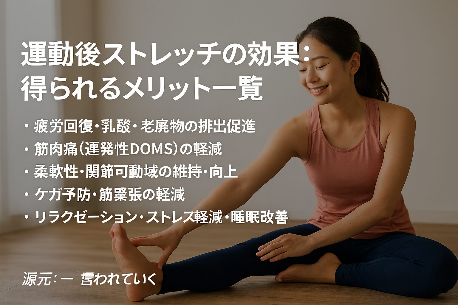 運動後 ストレッチ 効果：得られるメリット一覧