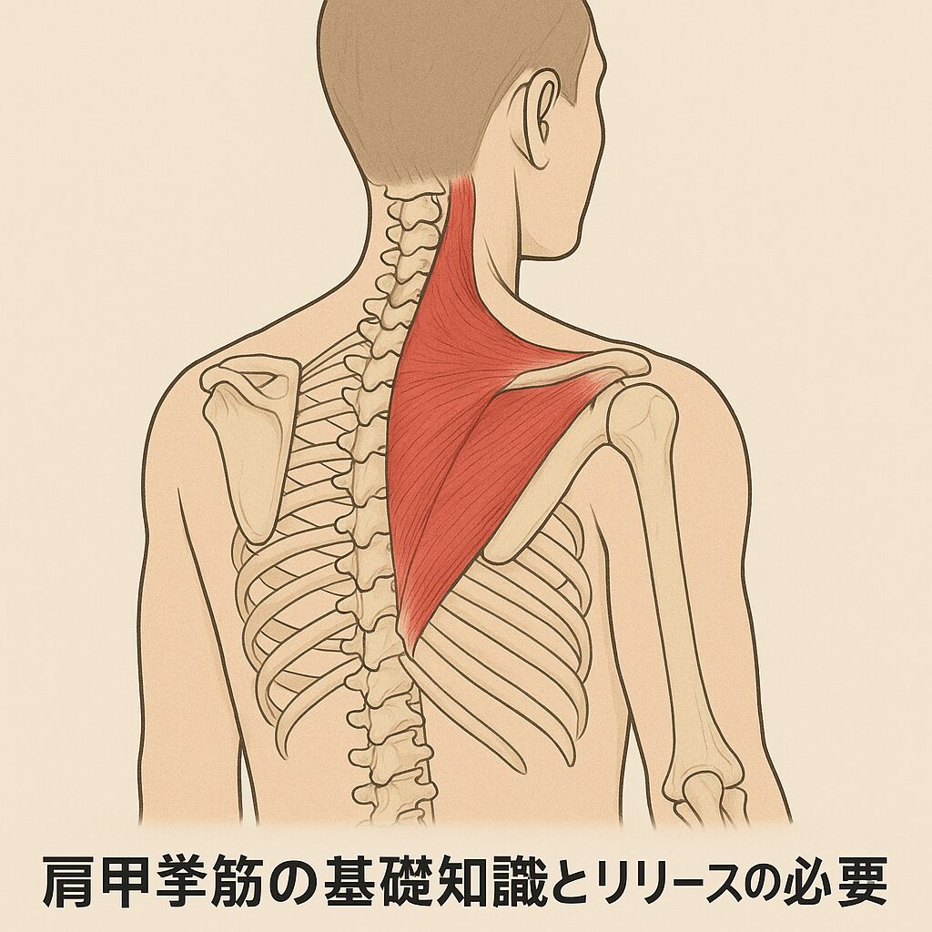 肩甲挙筋の基礎知識とリリースの必要性