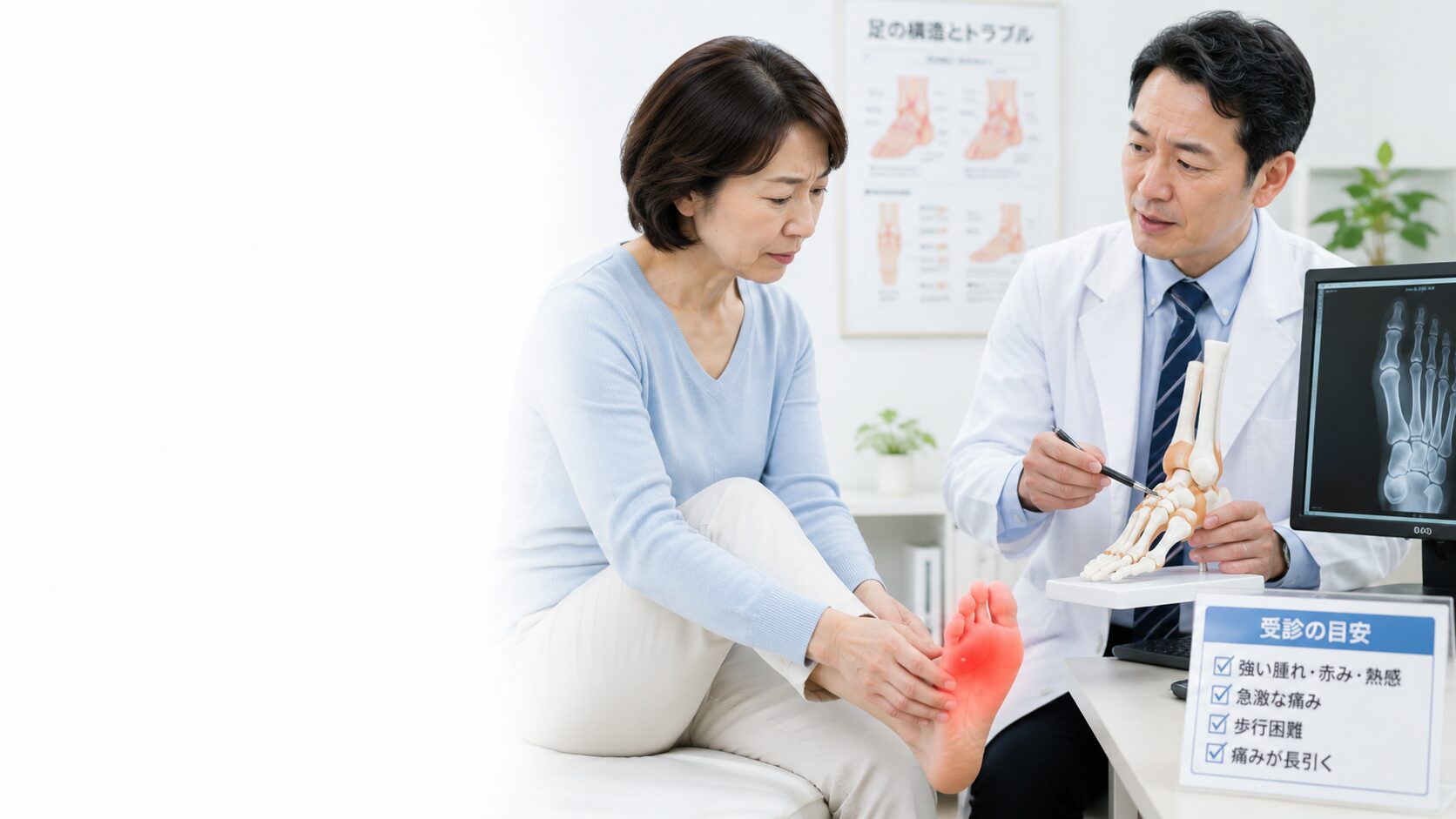 親指の付け根が痛いときは何科を来院する?
