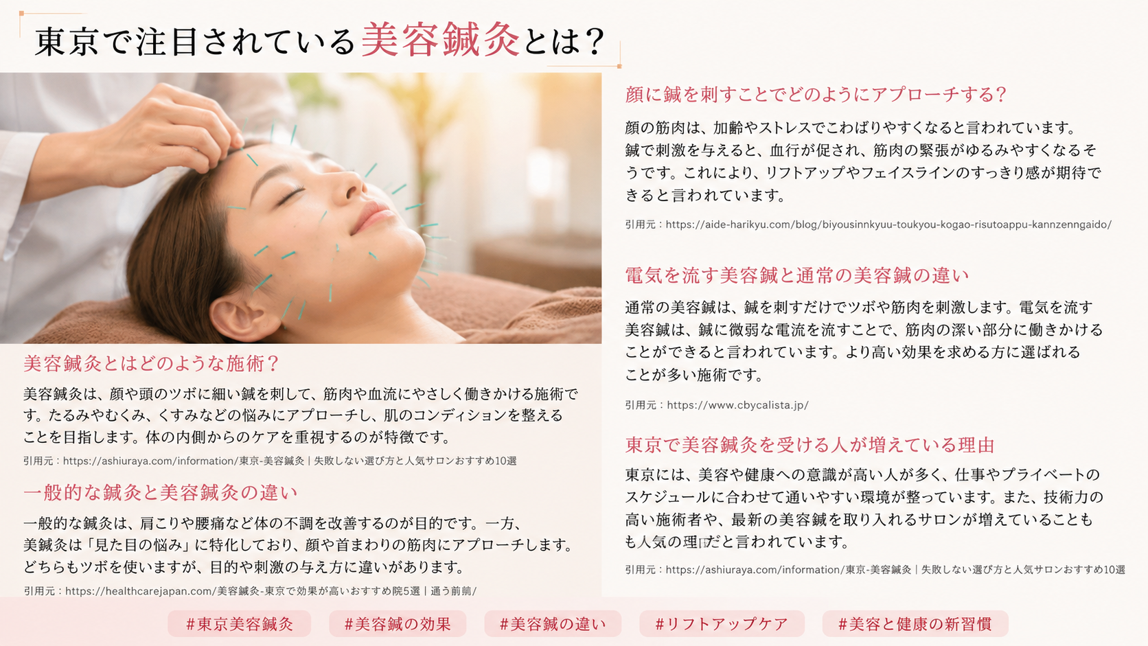 東京で注目されている美容鍼灸とは?