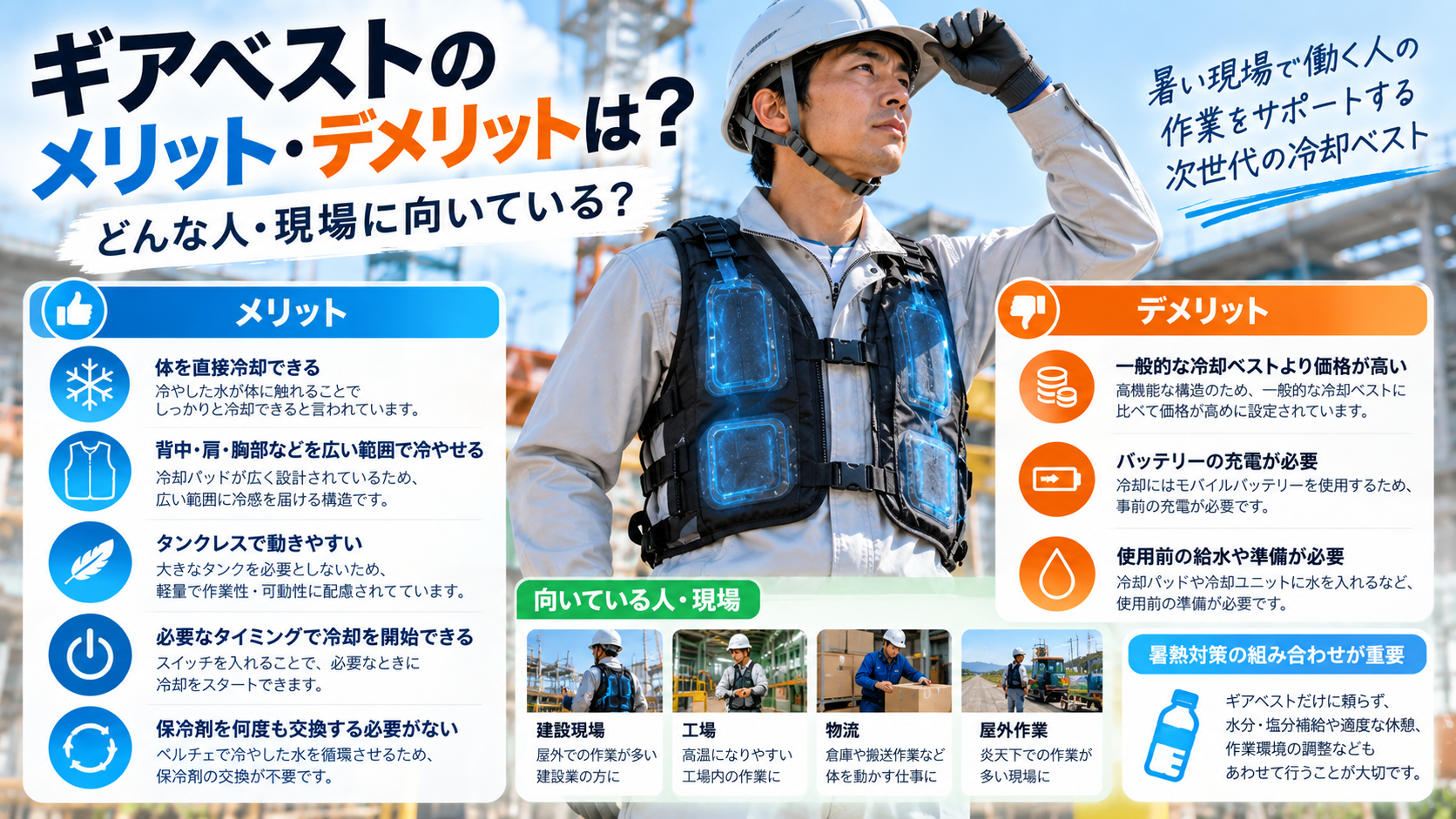 ギアベストのメリット・デメリットは?どんな人・現場に向いている?