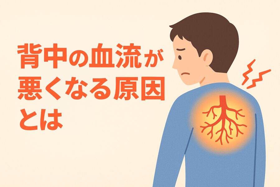 日常生活で背中の血流を良くする習慣