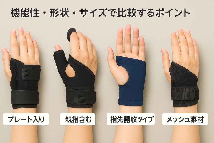 症状別・目的別でわかる「サポーターの選び方」