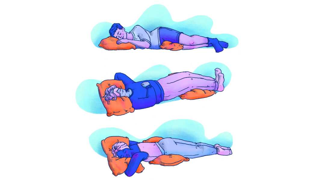 膝立てて寝るデメリット・注意点