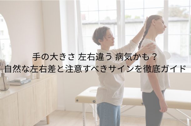手の大きさ 左右 違う 病気かも？自然な左右差と注意すべきサインを徹底ガイド